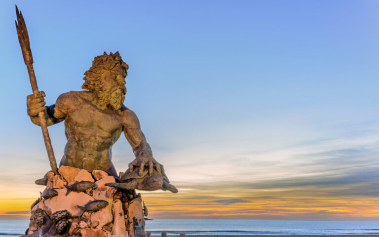 Statue of King Neptune in Virginia Beach photograph