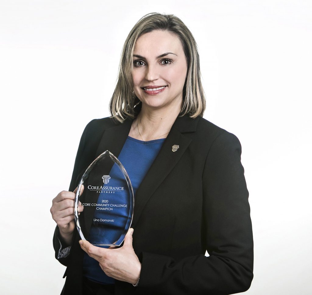Lina Domanski - CCC Champion 2020 award portrait
